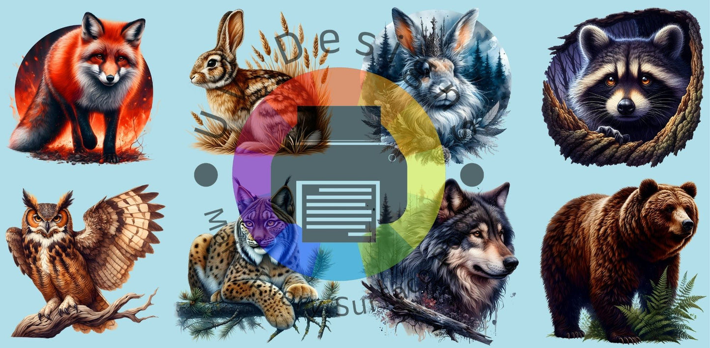 16 oz Animaux sauvages n° 2