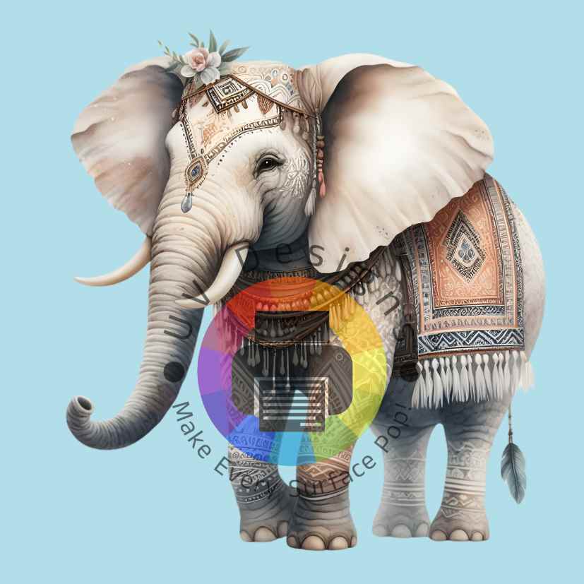 Boho Elephant No. 2