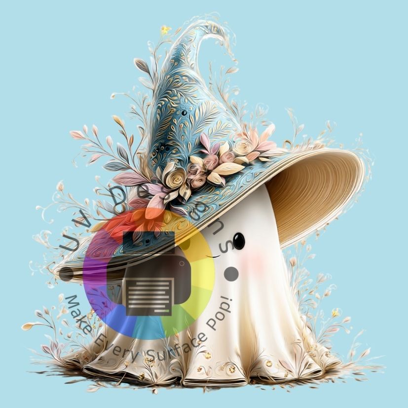 Fantôme au chapeau et aux fleurs n° 6