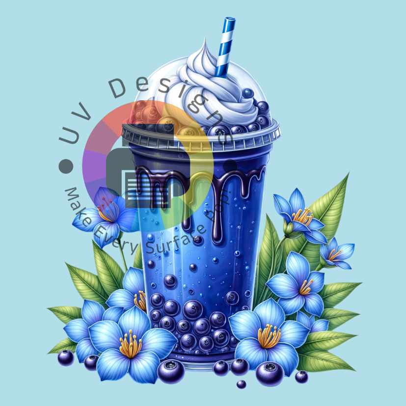Bobba tea met bloemen nr 4