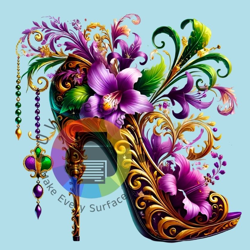 Mardi gras stiletto nr 1