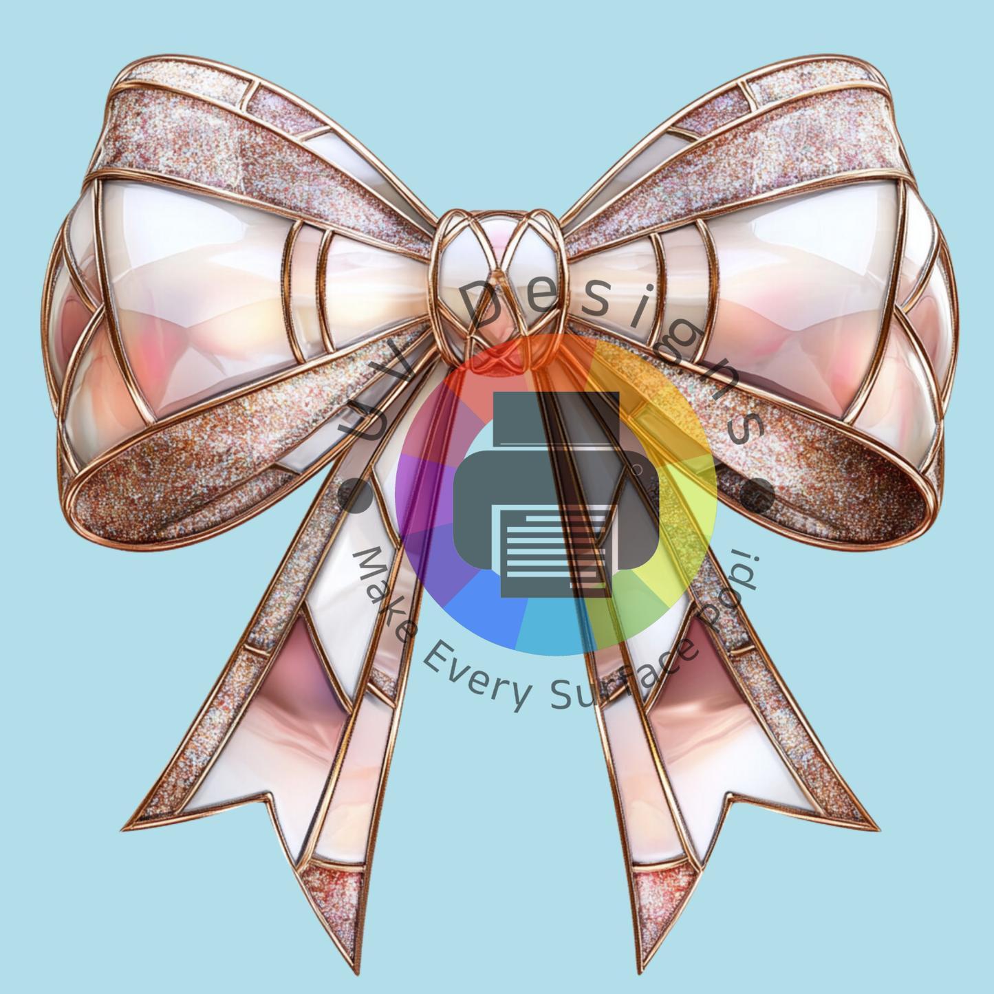 Stained glass bow no. 2