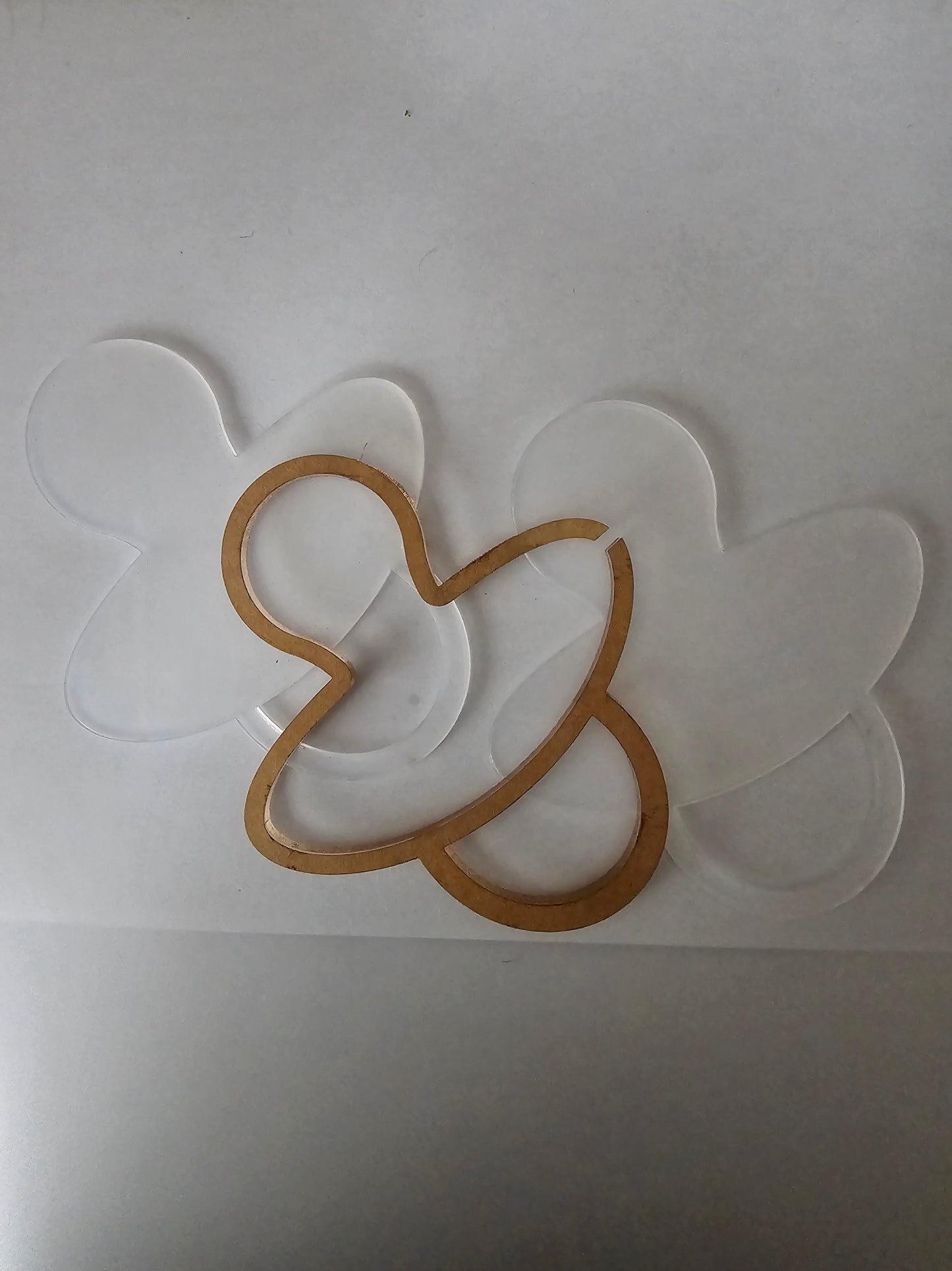 Sucette bébé en acrylique boule à neige – Décoration / Ornement à faire soi-même (vierge)