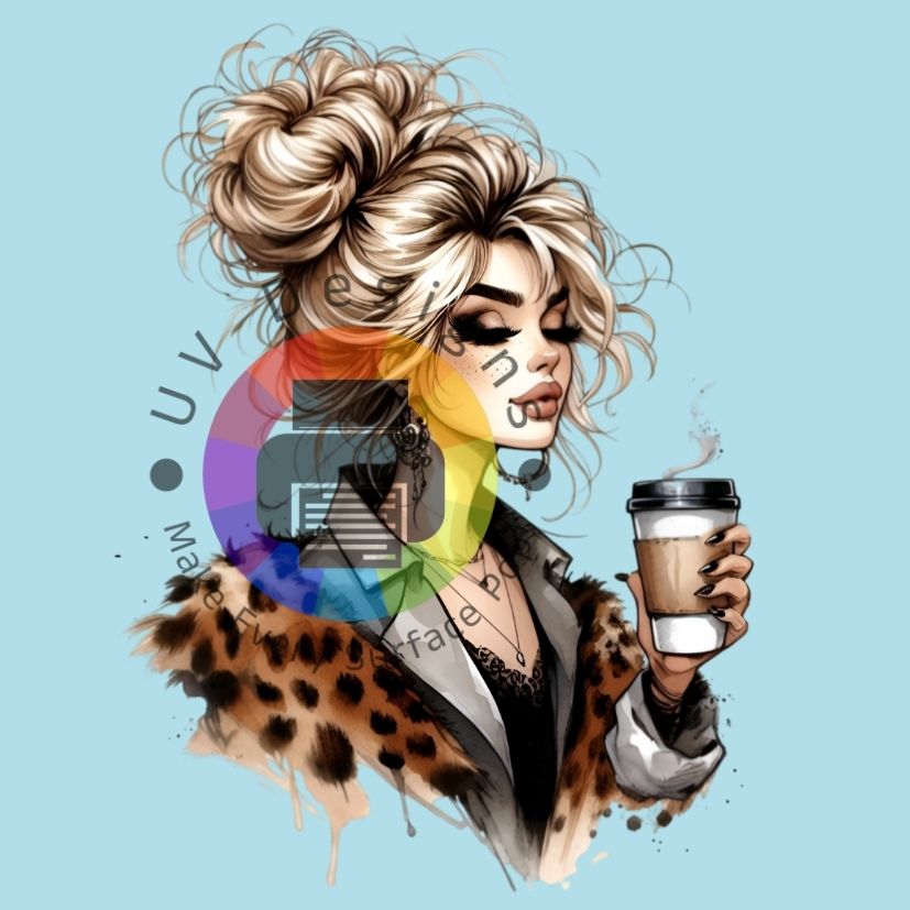 Leopard café dame n° 2