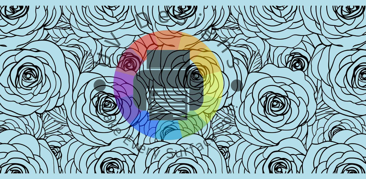 16oz  Circonférence roses