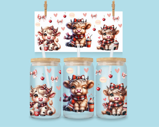 16oz Vaches des Highlands - cerises