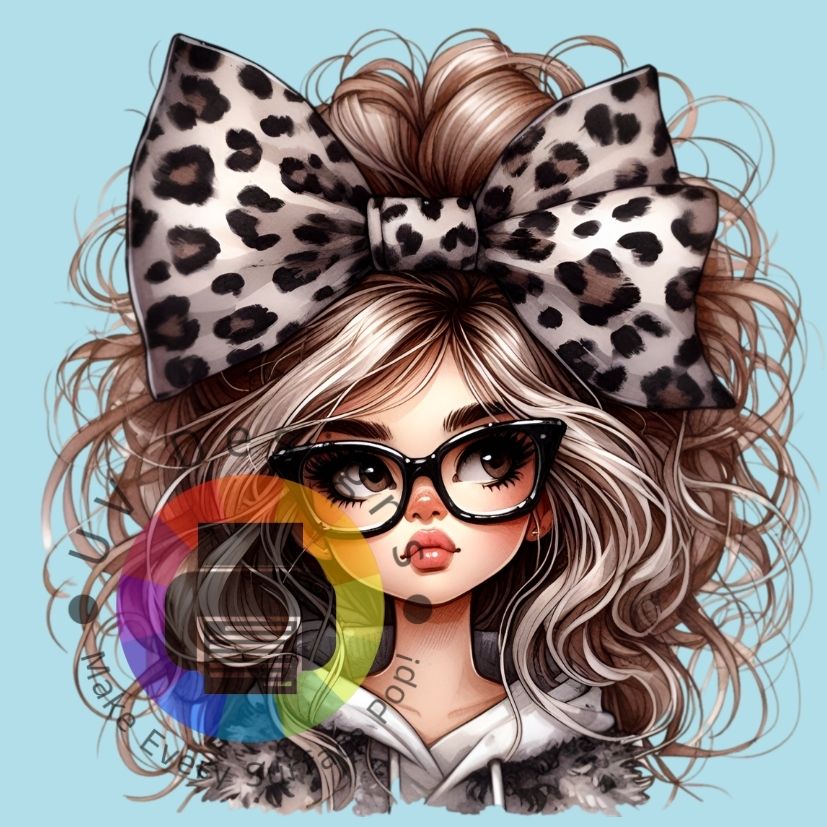 Leopard Coffee Girl #2