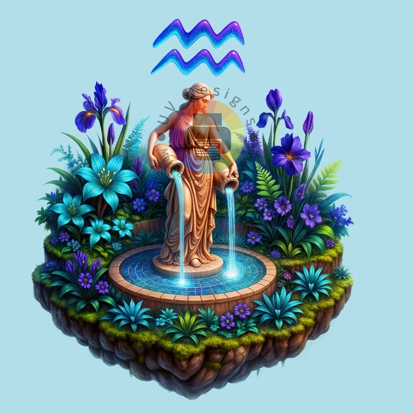 Verseau n° 2 de 12 cm