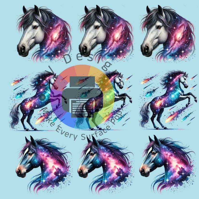 Chevaux Galaxy de 4 cm