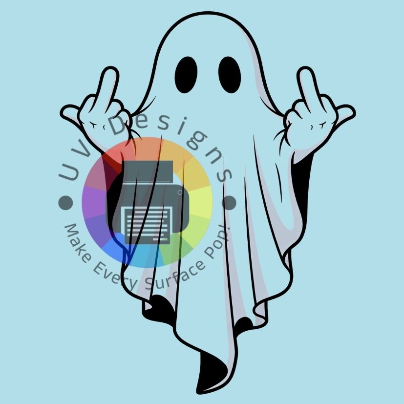 Va te faire foutre fantôme - transparent