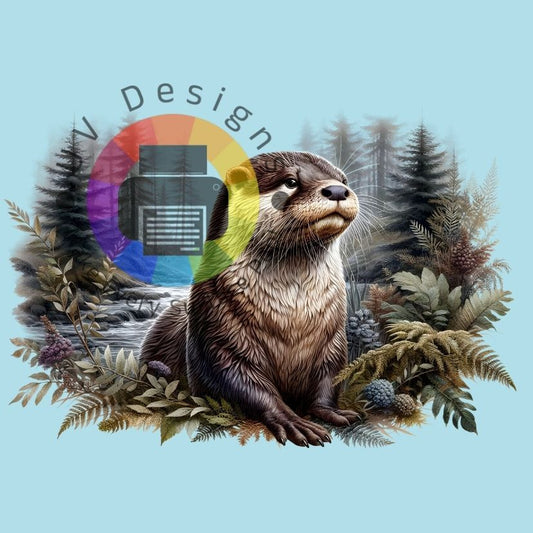 7 cm Otter in bos