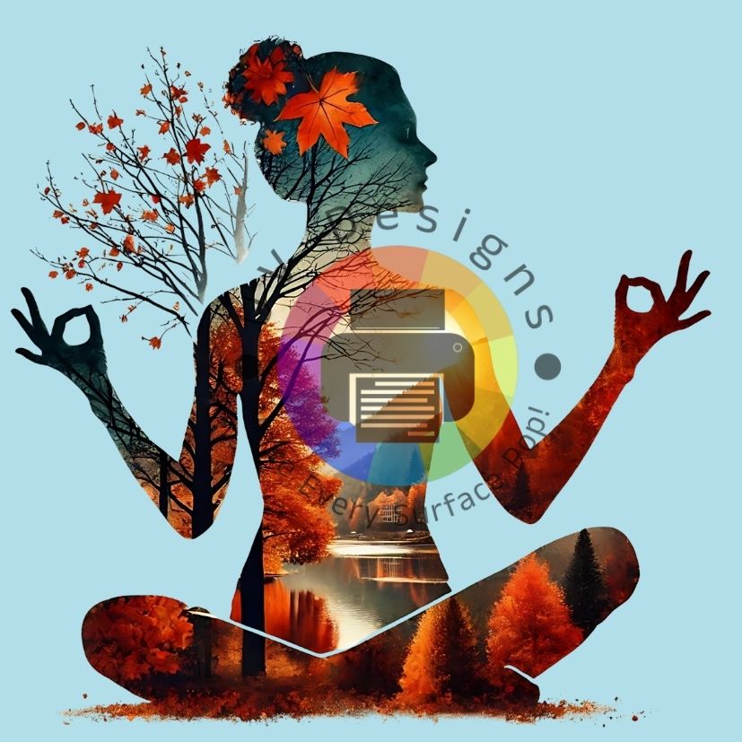 Femme en méditation - nature n° 1