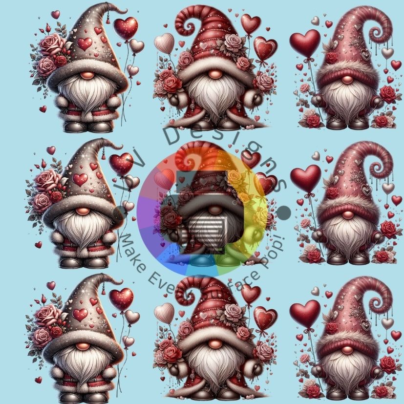 4 cm Valentine gnomes no 2