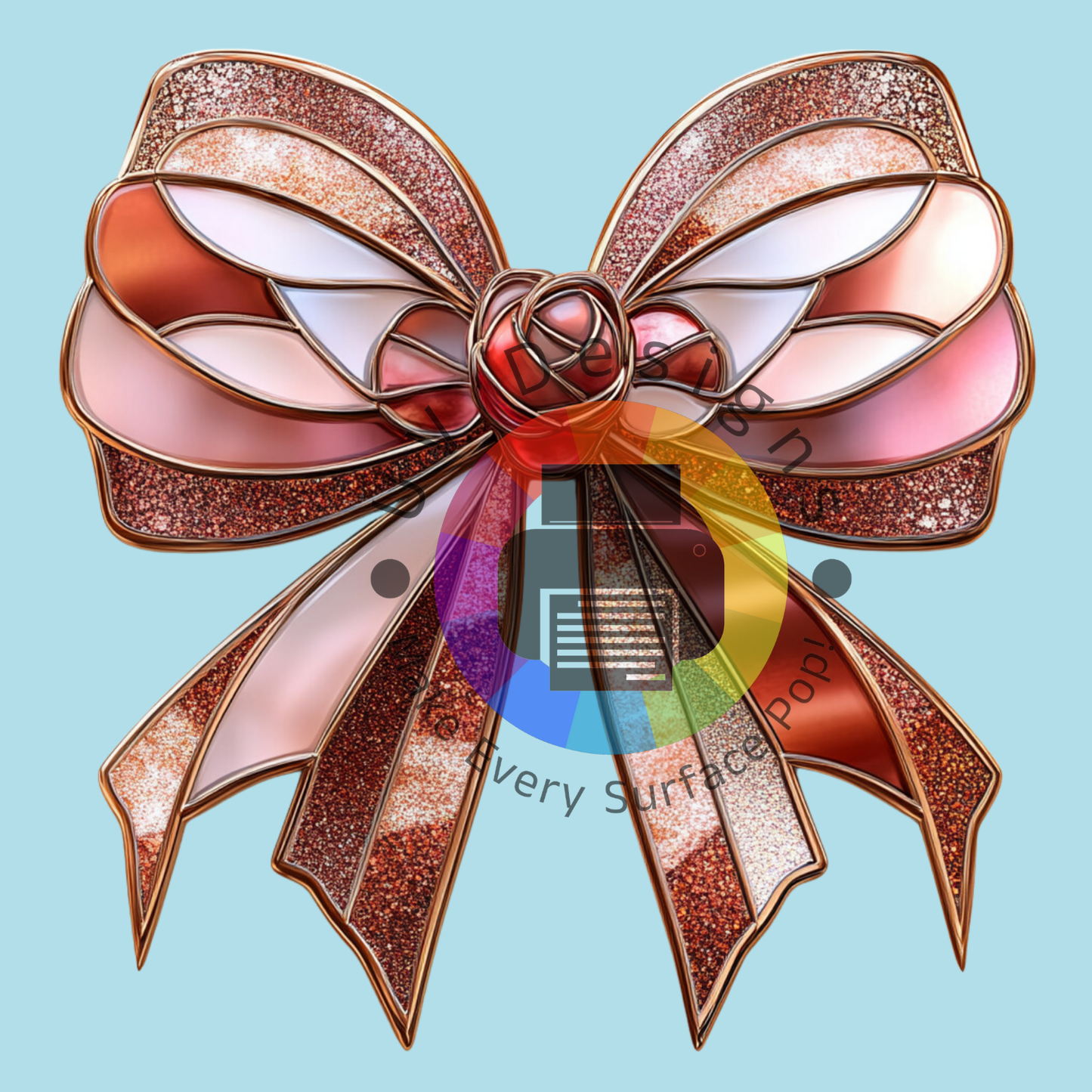 Stained glass bow no. 4