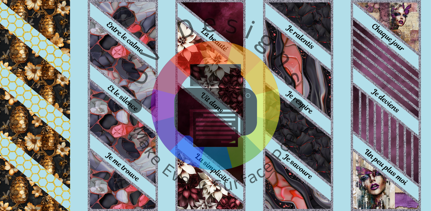 Conceptions de signets de 16 oz n° 2