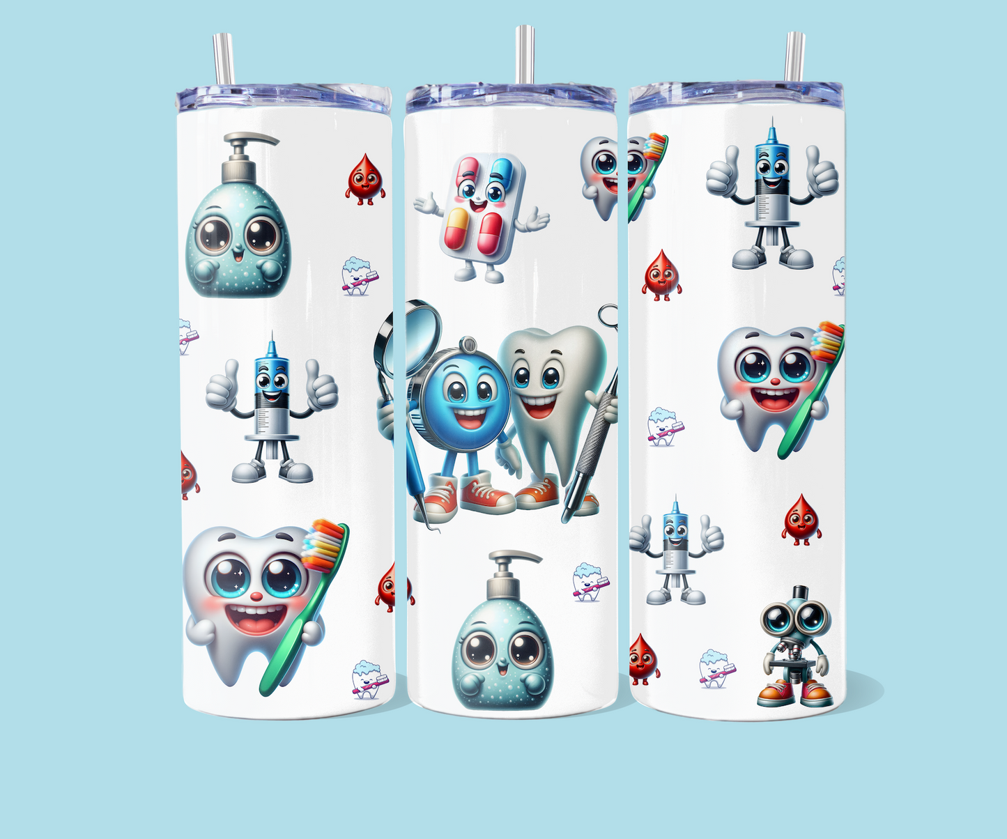 20oz Dentaire kawaii