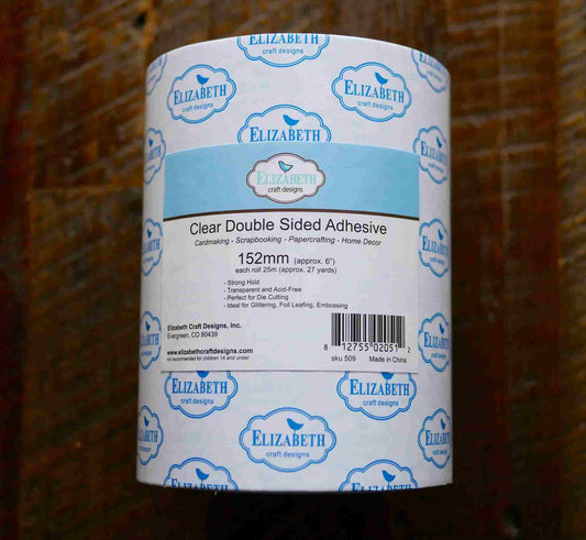 Elizabeth Craft Designs Clear Double Sided Adhesive Tape 152mm